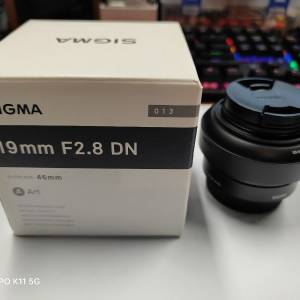 Sigma Art 19mm F2.8 DN for M43