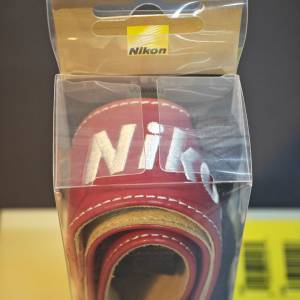 Nikon SGL001RD 原廠皮製相機帶