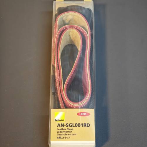 Nikon SGL001RD 原廠皮製相機帶