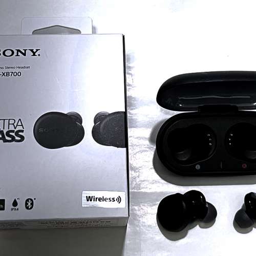 99% New SONY WF-XB700 靚聲藍牙耳機