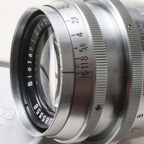 Zeiss 58/2  Biotar 5.8cm(Exa)戰前全銅白鏡，層次豐富、唔多轉，具驚人解析度 A7R2...