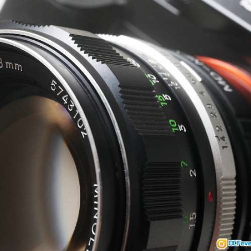 Minolta MC Rokkor-PF 58/1.4等同一支 Leica 50/1.4R 來自1969年的釷&鑭玻璃 A7專用