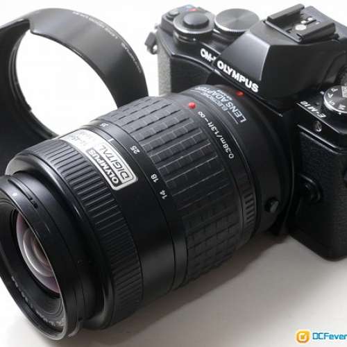 Olympus Zuiko Digital 14-45mm f/3.5-5.6(一代)連43轉M43自動對焦AF電子轉換環，高...