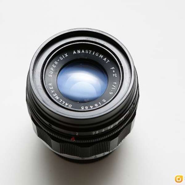 頂級英國電影鏡頭 Dallmeyer SUPER-SIX ANASTIGMAT 2" 50mm f/1.9 (LEICA M)