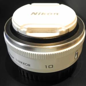 Nikon 1 AF10mm f2.8 白色