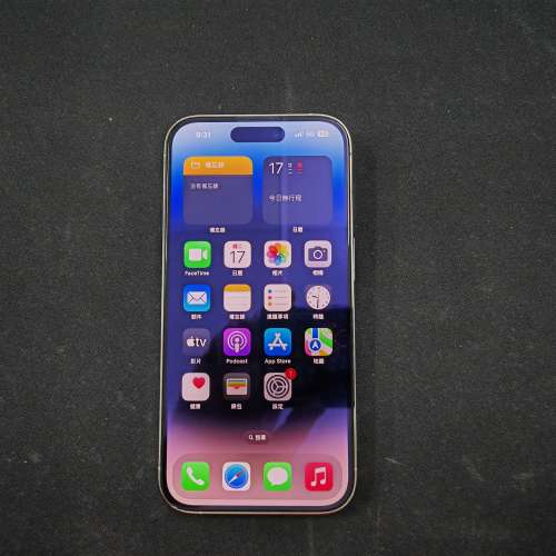 Apple 14 Pro 256GB 白色(國行版) **爆底玻璃**