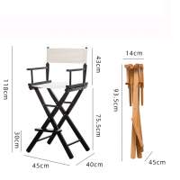 Professional Grade TALL Studio Director's Chairs -118cm Height 導演椅 - Natural