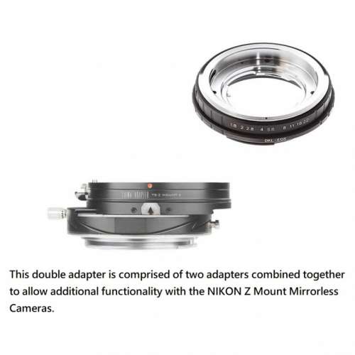 LAINA Double Adapter, DKL And Canon EOS  To Nikon Z Mount Adaptor Tilt & Shift