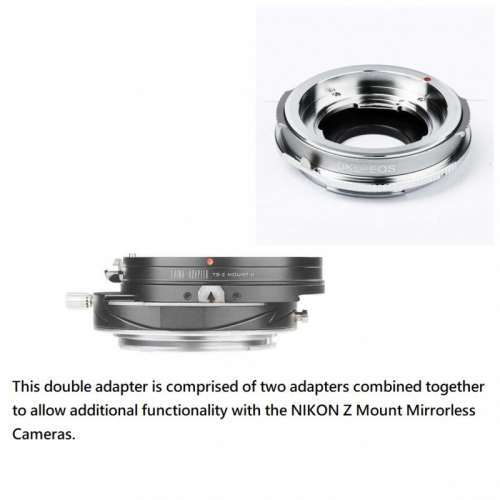 LAINA Double Adapter, DKL And Canon EOS  To Nikon Z Mount Adaptor Tilt & Shift