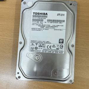 二手 TOSHIBA DT01ACA100 1TB 3.5” SATA HDD