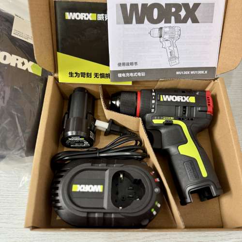 全新威克士12V雙速無刷電鑽WORX WU130X 2.0Ah