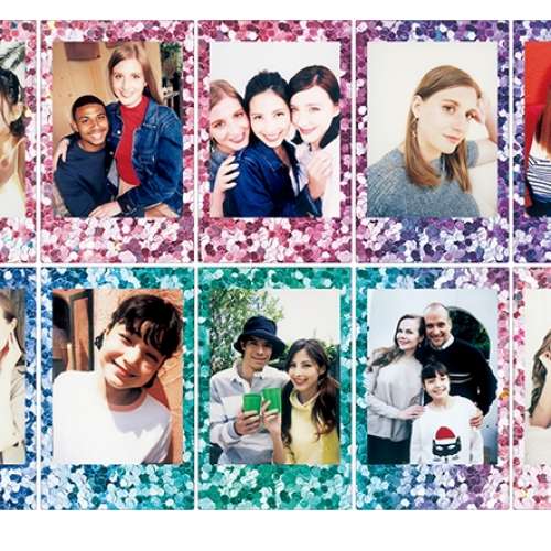 🍁Fujifilm 🍁富士即影即有相紙-Confetti【粉邊】