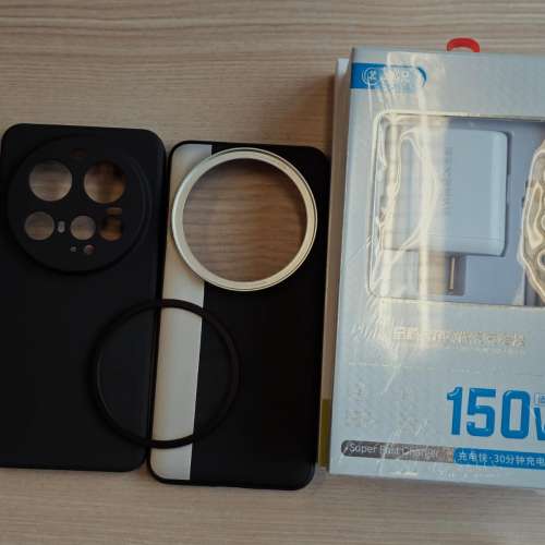 小米15 Ultra 專用配件 - 黑銀色67mm濾鏡機殼 / 67薄身UV Filter / 黑色機套 / 150W...