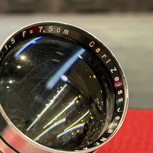 Carl Zeiss Jena Biotar 7.5cm f1.5 Pre-war first version exakta mount in Brass