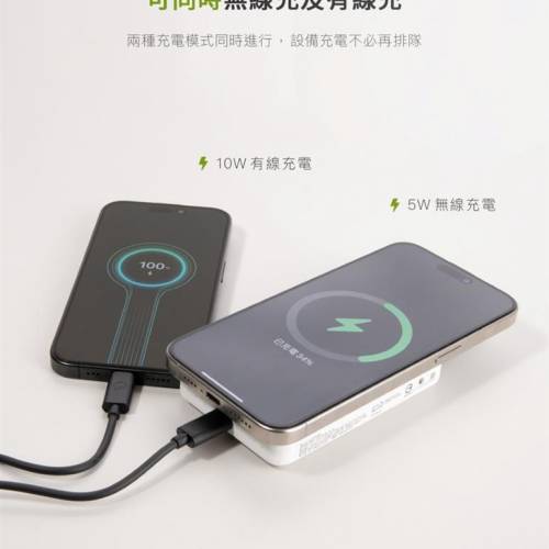 Mophie Essentials 10000mAh磁吸便攜行動電源