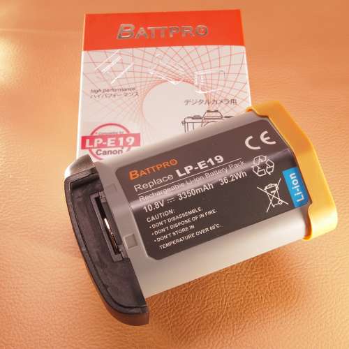 BATTPRO LPE19 LP-E19 電池合Canon EOS-1D X Mark II EOS R3 EOS R1相機 請看內容 ...