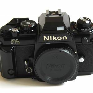 Nikon FA 35mm SLR Film Black body 鈦合金蜂巢簾 90% New