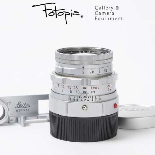 || Leica Summicron-M 50mm F2 - Silver / v2 / Dual Range with goggle ||