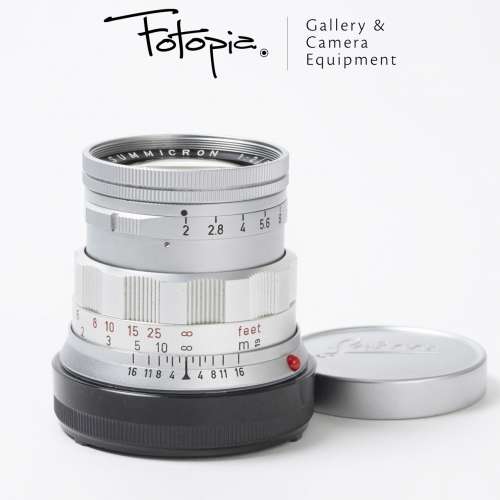 || Leica Summicron-M 50mm F2 - Silver / Rigid v2 / Dual Scale (A+ condition) ||