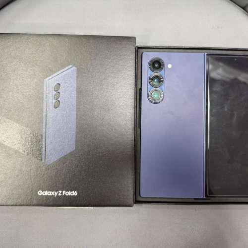95%New Samsung Z Fold 6 5G 12+512GB 藍色 香港行貨 全套有盒有配件 自用首選超值