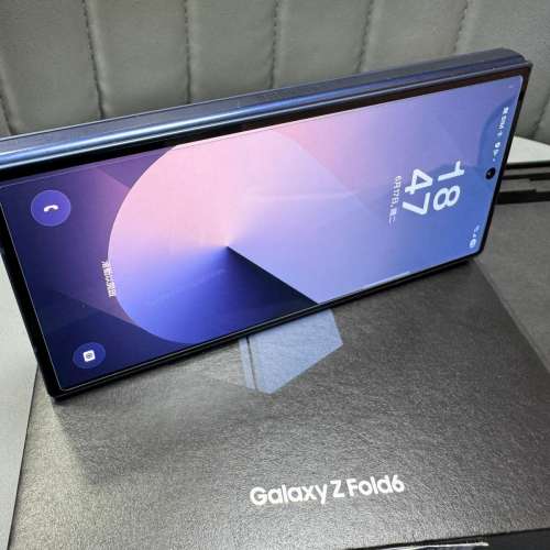 95%New Samsung Z Fold 6 5G 12+512GB 藍色 香港行貨 全套有盒有配件 自用首選超值