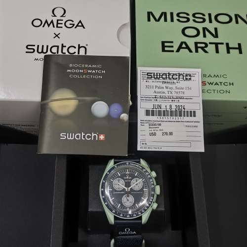 Omega X Swatch Mission on Moon