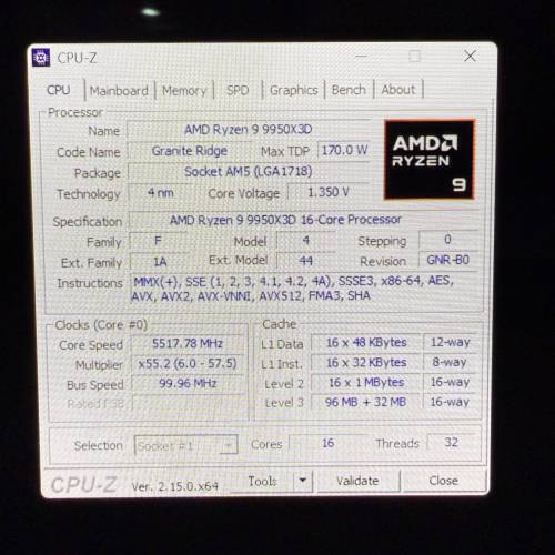 Ryzen 9 9950X3D 行貨