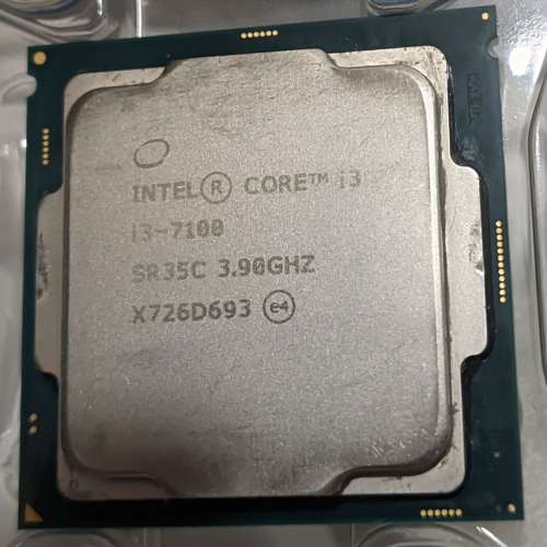Intel&reg; Core&trade; i3-7100 處理器 3M 快取記憶體，3.90 GHz 100% WORK