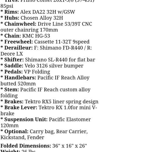Pacific if Reach 摺車