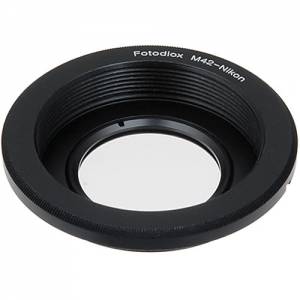 FotodioX Pro Lens Mount Adapter For M42 Lens To Nikon F Mount Camera