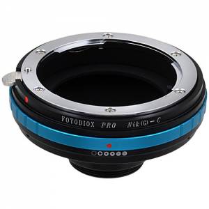 FotodioX Nikon G to C-Mount Pro Lens Mount Adapter with Aperture-Control Dial