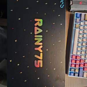 WOB Rainy 75 客製化鍵盤 已換 Cherry MX2A 新 Speed Sliver 銀軸 switch - gaming...