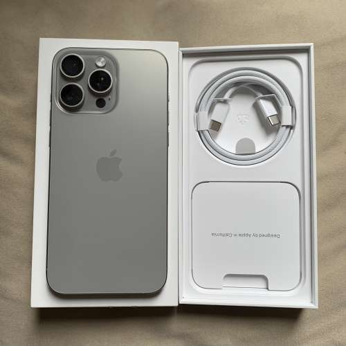 iPhone 15 Pro Max 256GB 原色 香港行貨