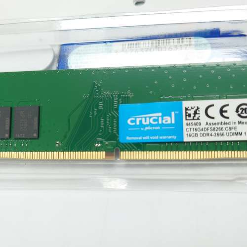 Crucial DDR4 2666 (16GB) x 1件 $300