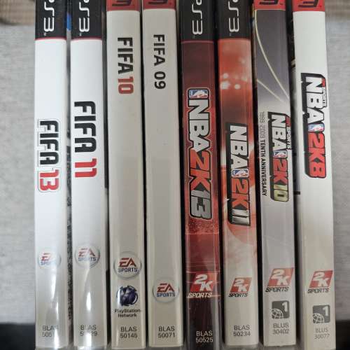 PS 3 Games (8隻足球 + 藍球 遊戲）