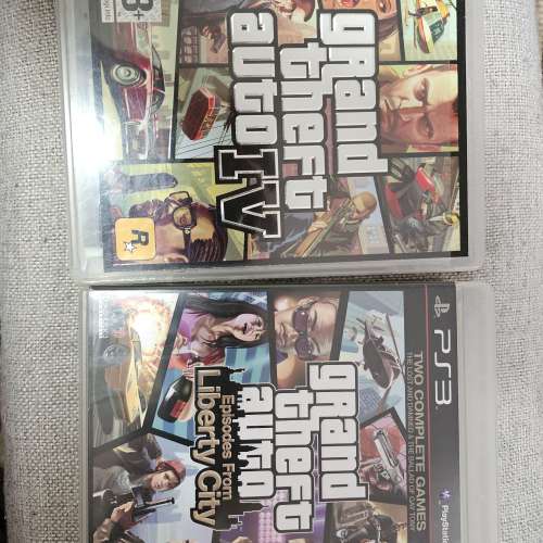 PS 3 Games (Grand Theft Auto and Grand Theft Auto lV）