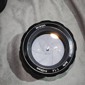 nikon 55/1.2 NIKKOR s NAI 尼康 55mm 55 90%new 鏡片通透冇花冇霉微塵 對焦環順暢 ...