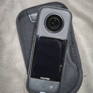 INSTA360 X3 冇盒冇單 有保護套 鏡片有微花 冇成像問題  跟1電1條USB線充 90%-95%ne...