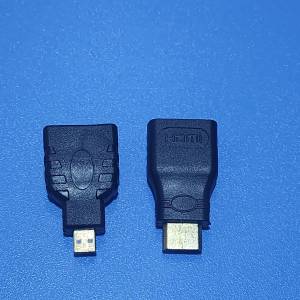 大埔only】2隻 Standard HDMI 轉細頭 to Mini / Micro HDMI adapter