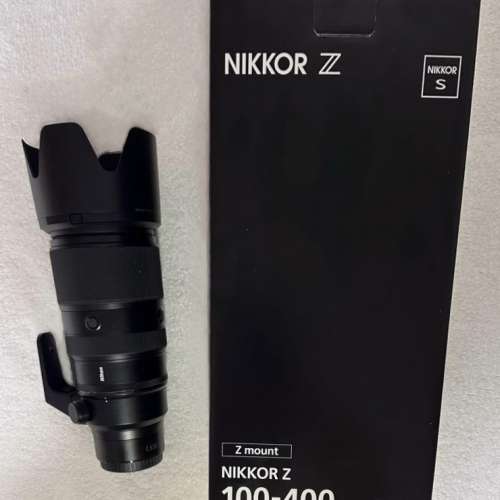 Nikon Z 100-400mm f4.5-5.6 VR S 98%new 行貨