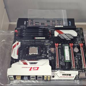 I7-6700K + Gigabyte Z170X-Gaming 7 + 64g RAM + Samsung 512G SSD + Asus STRIX-GTX