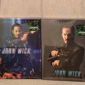 殺神John Wick第一部限量幻彩4K UHD"ONE CLICK"(幻彩＆全紙套))(韓國已絕版)