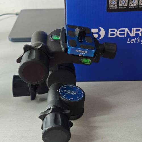 Berno 百諾 GD3WHCN 3維齒輪雲台 Geared Head