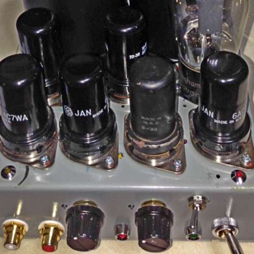 RCA 6AC7 金屬五極管  經TV-7B/U測試機嚴格測試(測試合格)