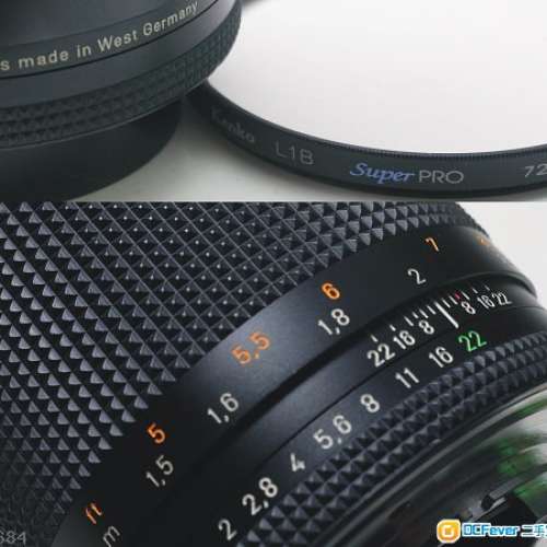 Contax Zeiss 135/2 AEG(CY)德國制中焦大光圈鏡皇，散景層次豐富，利得厘油潤映女...