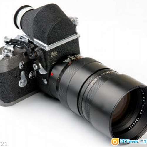 Leica visoflex II將M鏡轉換成單鏡反光系統，具4倍對焦觀景器 M2 M3 M4 合用
