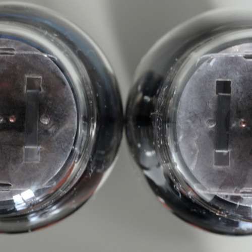 GE紅字6J5G (驅動管) 兩支等同一支 6SN7  美國1945年製造