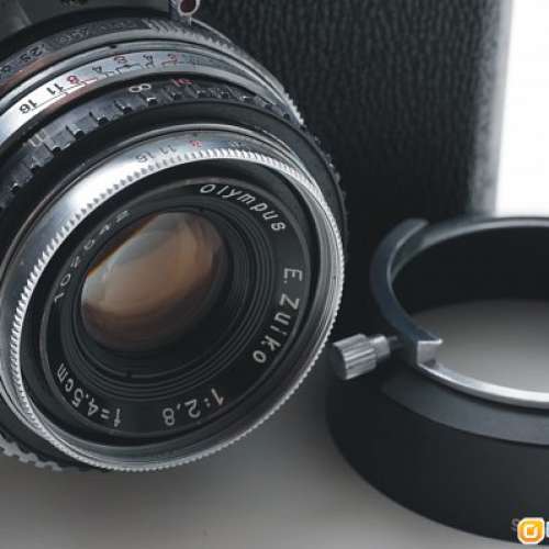 Olympus ACE  日本第一部量產可換鏡頭旁軸機皇   連45/2.8及80/5.6 兩支鏡片95新鏡頭