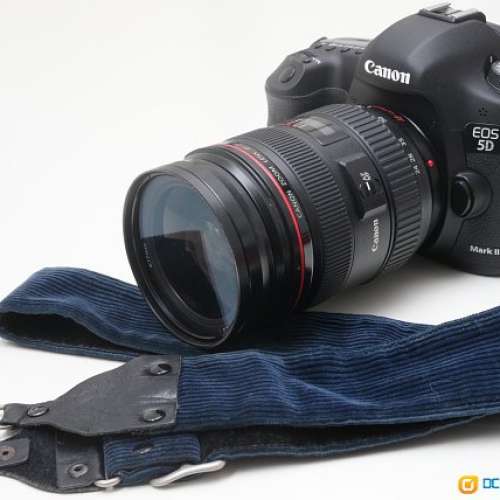 真正古著  燈蕊絨 真皮頸帶  堅固夠力適合重型或 A7無反小型相機  (款式少有)