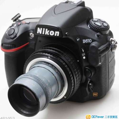 Wollensak Raptar Perfex 101mm f3.5軍用版（改AI）正宗35mm大電影鏡 發色濃厚 像場...